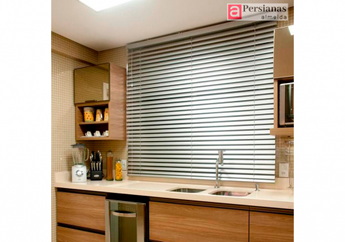 Persiana Horizontal / Lamina 25mm / Cor Prata