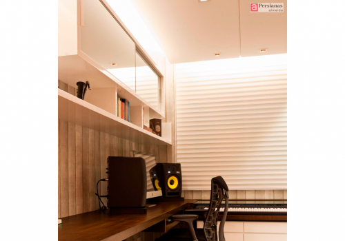 Persiana Horizontal / Lamina 25mm / Cor Branco Gelo