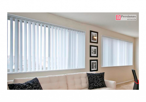 Persiana Vertical PVC / Cor Branca