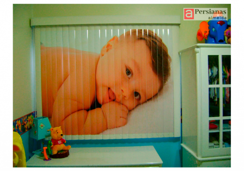 Persiana Vertical PVC / Personalizada Foto Criança